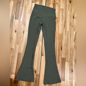 Lululemon Align Mini Flare Pant (32”) in Olive Green